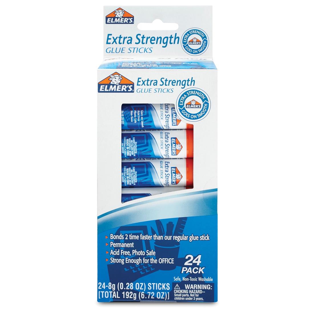 Elmer's Extra Strength Glue Sticks 24-Count Package