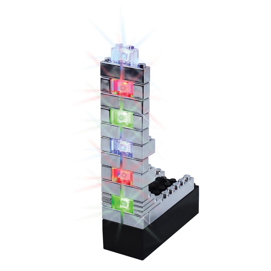 Light-Up Tower made with the E-Blox Power Blox Starter Set