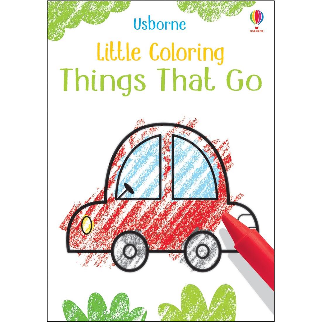 Usborne Little Coloring Book: Things That Go
