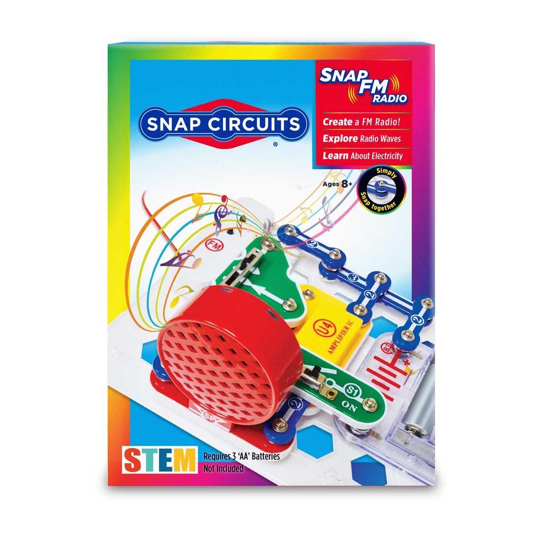 front of box for Snap Circuits Snap FM Radio