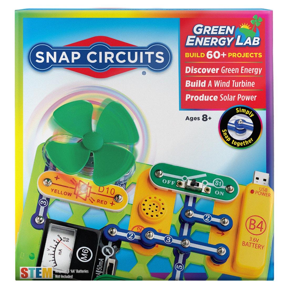 front of box for Snap Circuits Green Energy Lab
