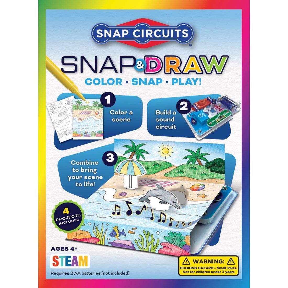 package for Snap Circuits Snap & Draw Set