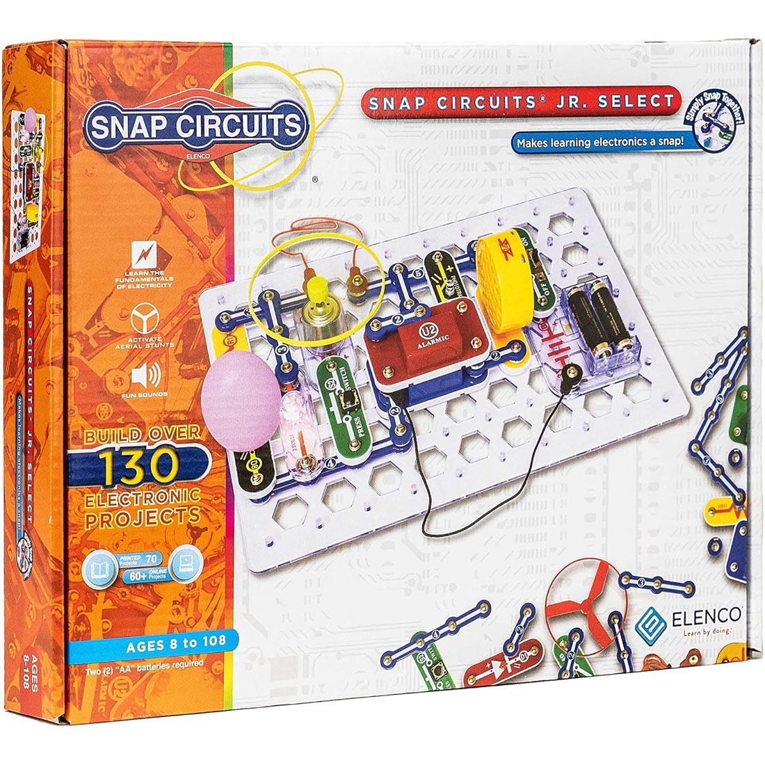 Front of package of Snap Circuits Jr. Select
