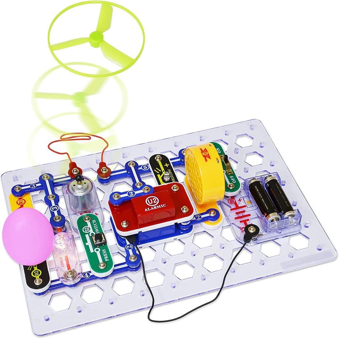 sample project that can be built using the components found in Snap Circuits Jr Select