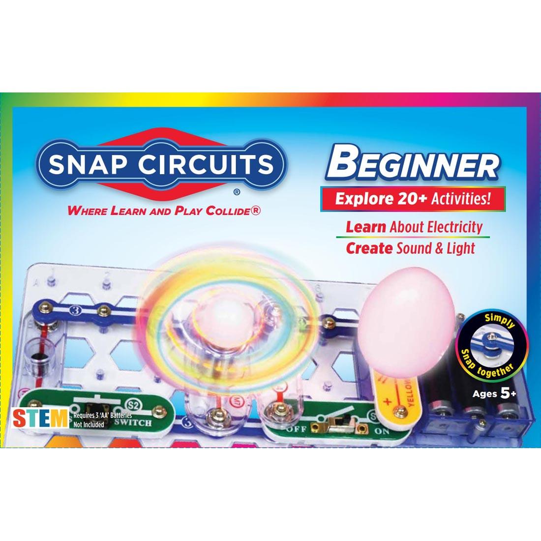 Snap Circuits Beginner Set, showing front of box
