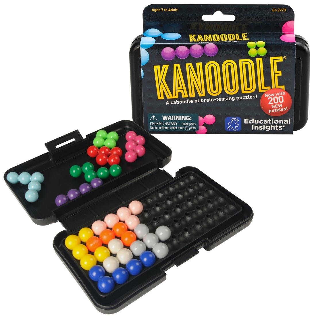 single player game-teaser puzzle Kanoodle in a black case