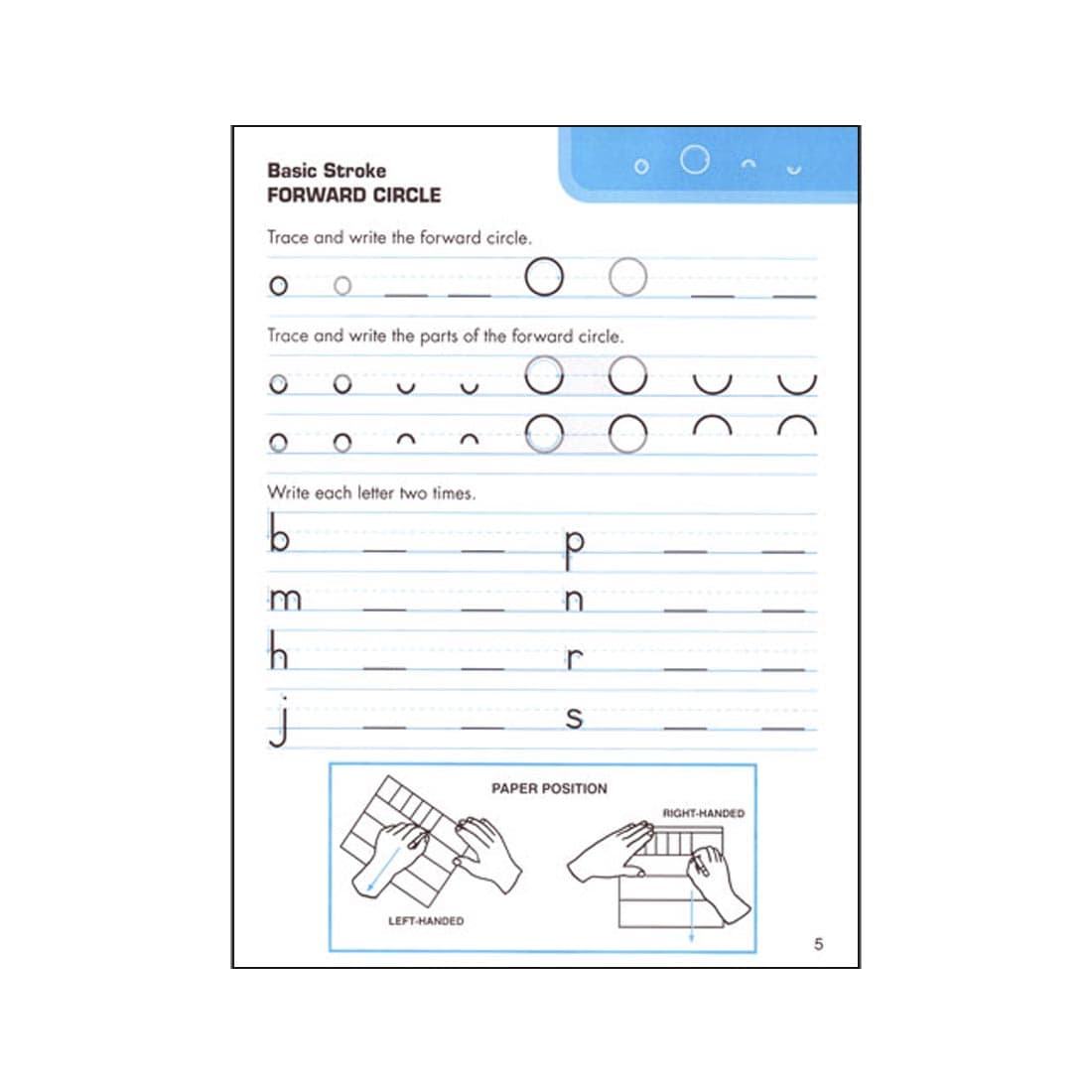 Page 5 from inside Handwriting Skills by Essential Learning Products Grade 2