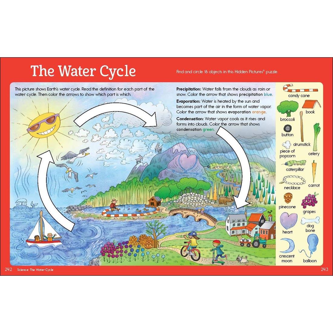 The Water Cycle pages from the Highlights Second Grade Big Fun Workbook