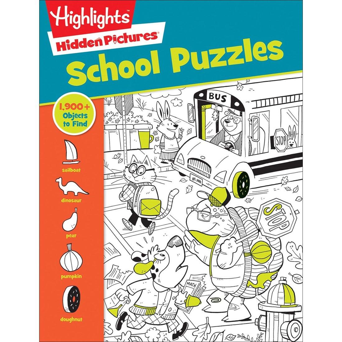 Highlights Hidden Pictures School Puzzles