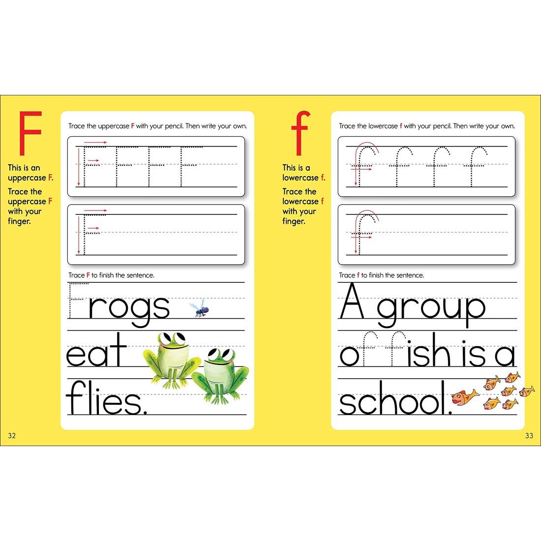 pages from inside the Highlights The Big Fun Preschool Workbook