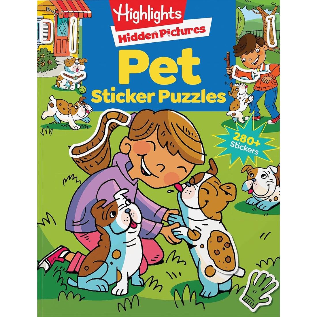 front cover of Highlights Hidden Pictures Pet Sticker Puzzles