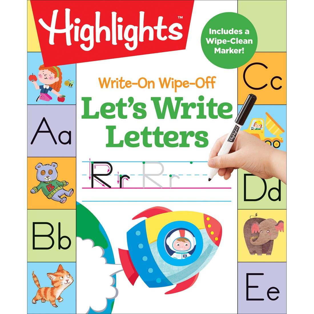 Highlights Let's Write Letters Write-On Wipe-Off Book