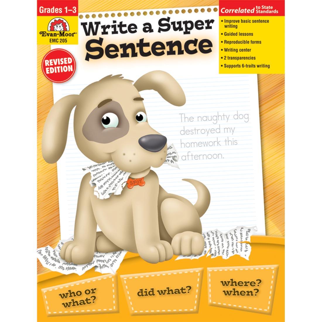 Write a Super Sentence Book by Evan-Moor
