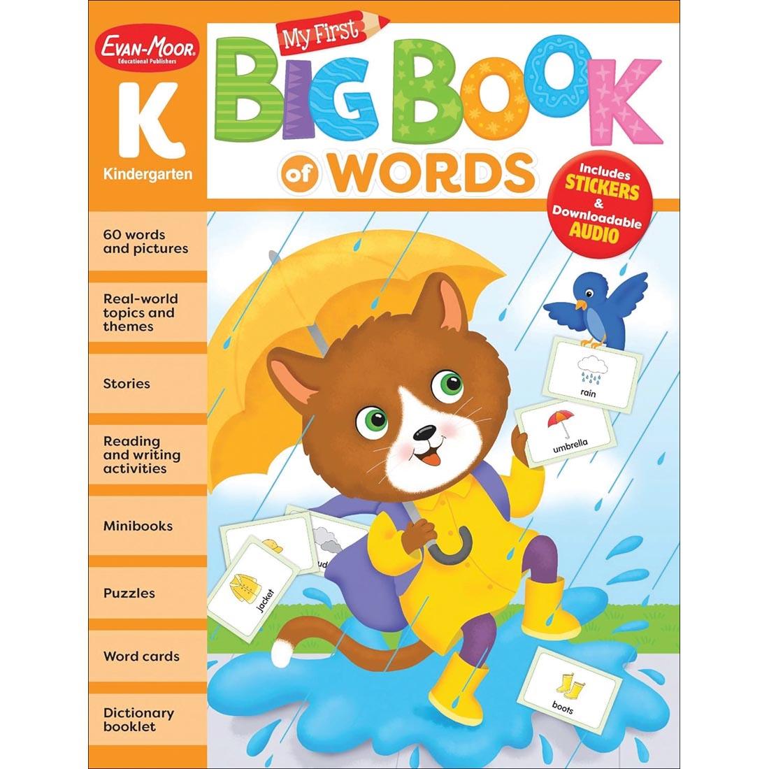 My First Big Book of Words Activity Book Kindergarten