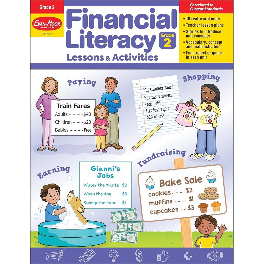 front cover of Financial Literacy Lessons and Activities Grade 2