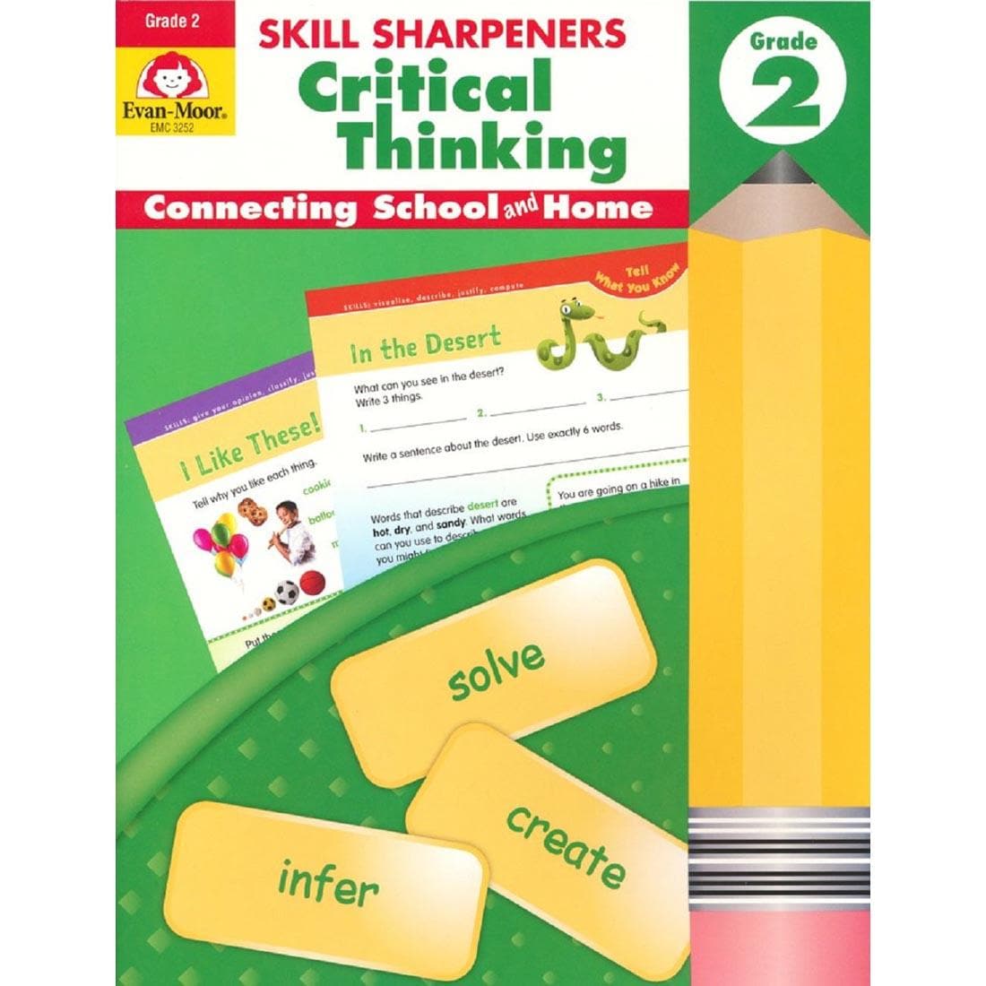 Skill Sharpeners Critical Thinking by Evan-Moor Grade 2