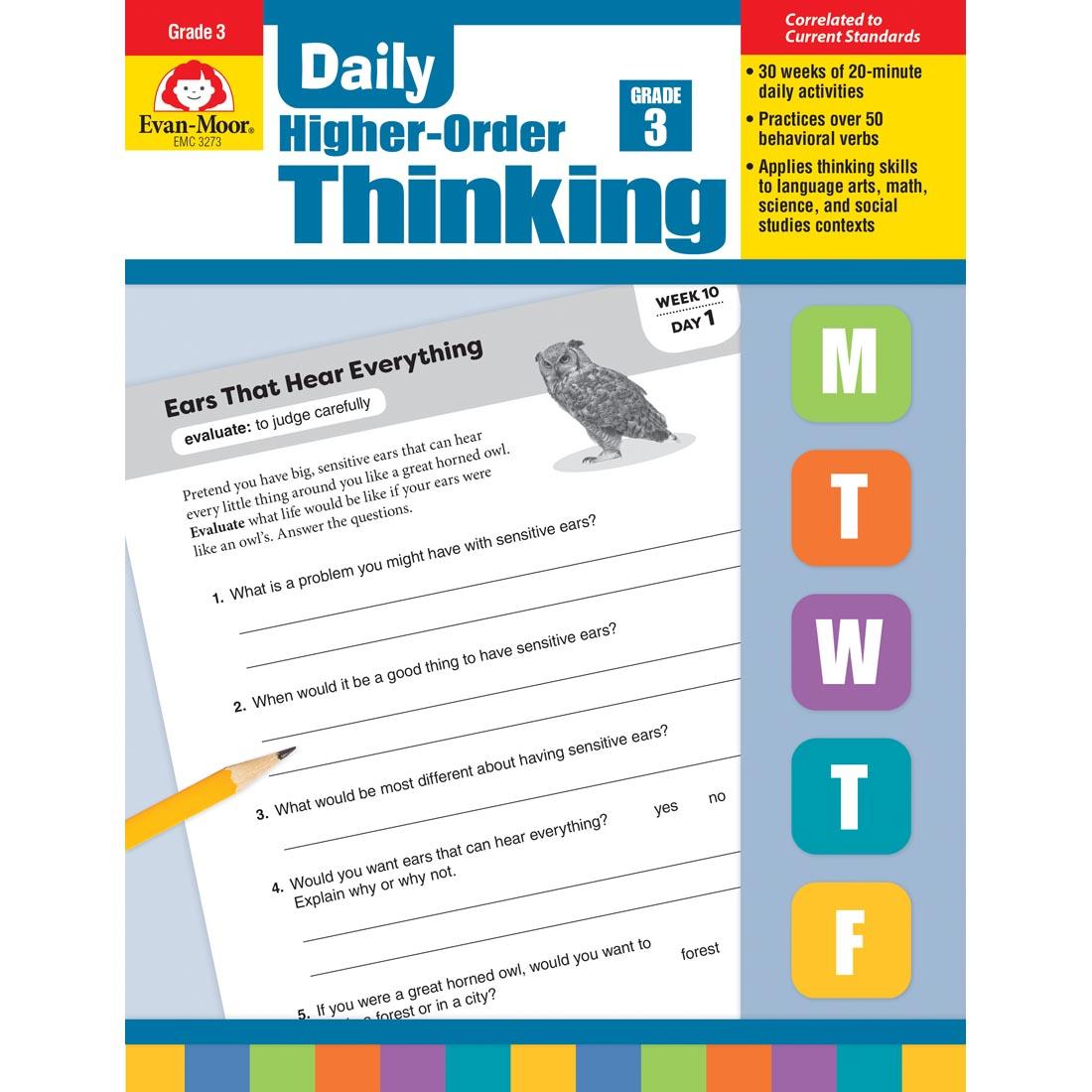 Evan-Moor Daily Higher-Order Thinking Grade 3