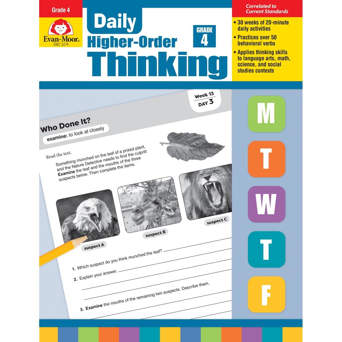 Evan-Moor Daily Higher-Order Thinking Grade 4
