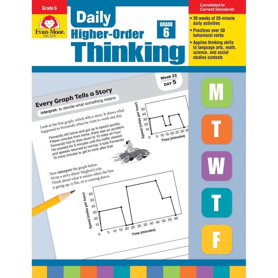 Evan-Moor Daily Higher-Order Thinking Grade 6