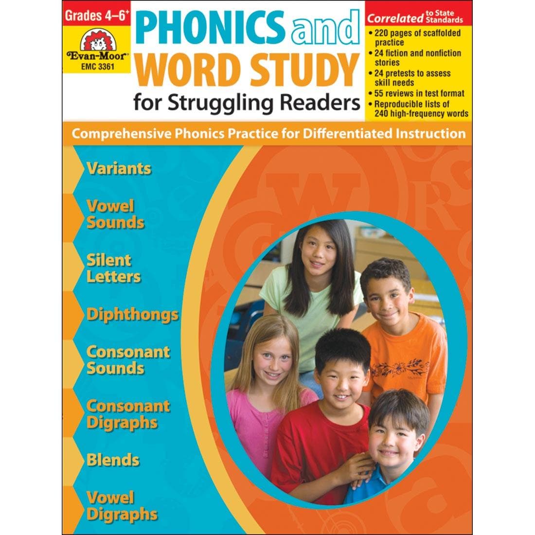 Phonics and Word Study for Struggling Readers; Comprehensive Phonics Practice for Differentiated Instruction