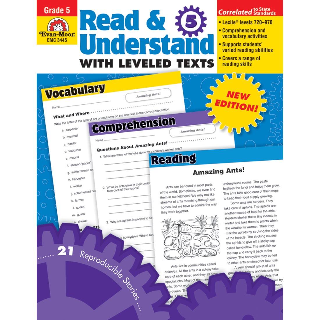 Grade 5 Read and Understand with Leveled Texts by Evan-Moor