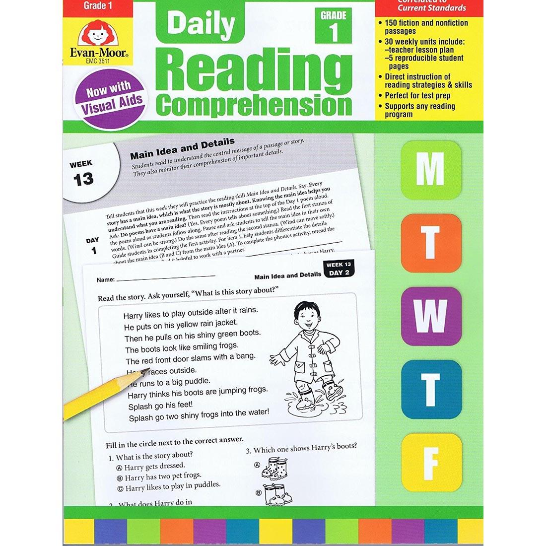 Evan-Moor Daily Reading Comprehension Grade 1