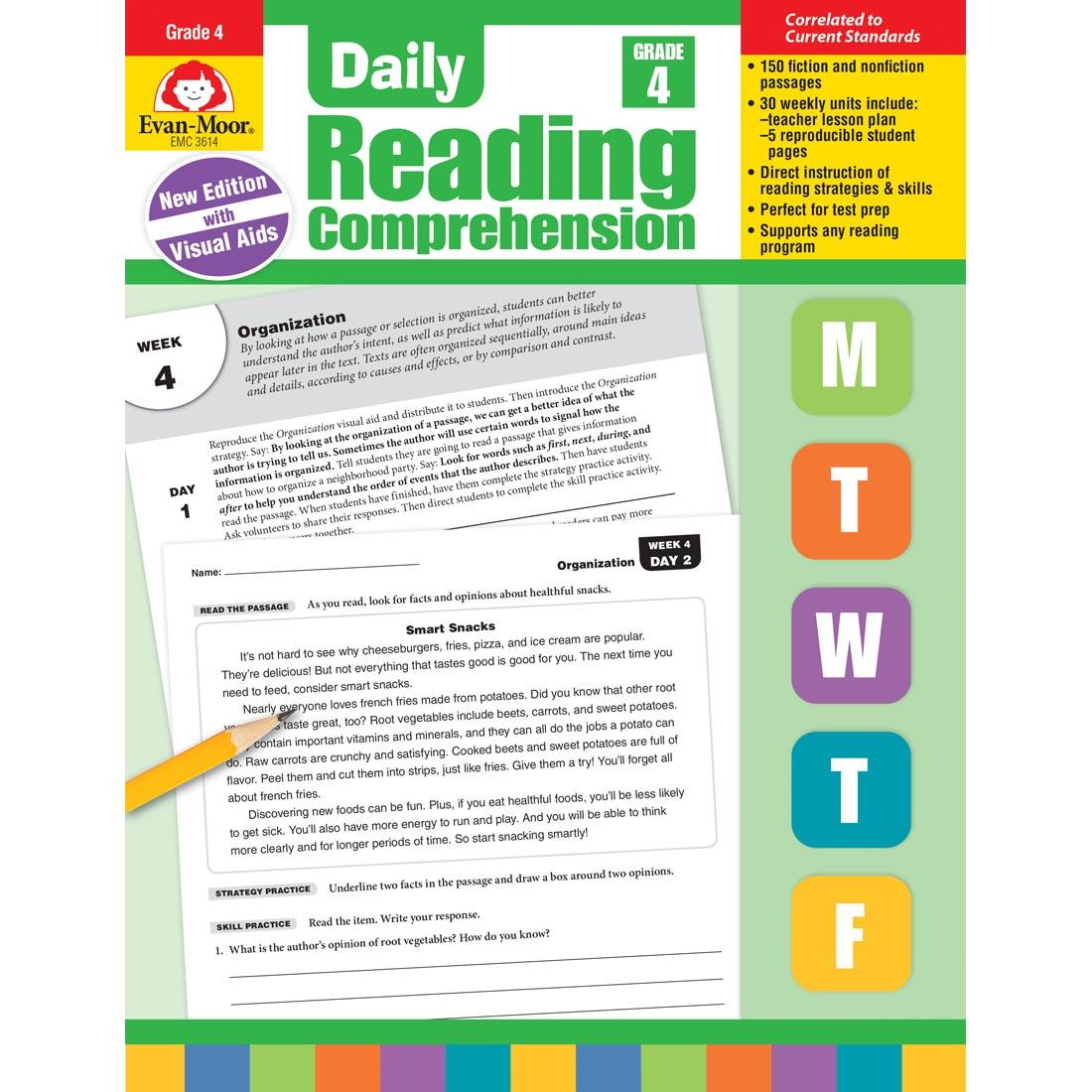 Evan-Moor Daily Reading Comprehension Grade 4