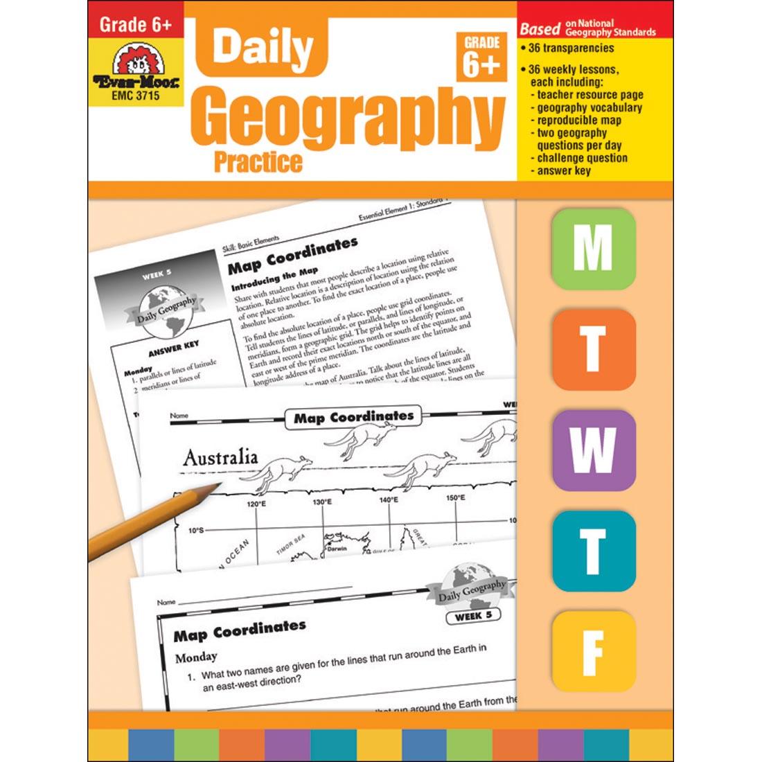 Daily Geography Practice by Evan-Moor Grade 6+