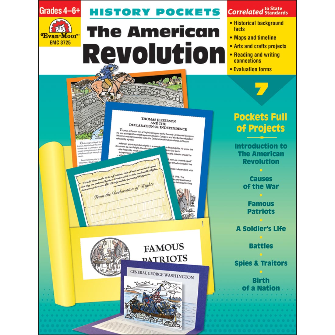 History Pockets The American Revolution by Evan-Moor