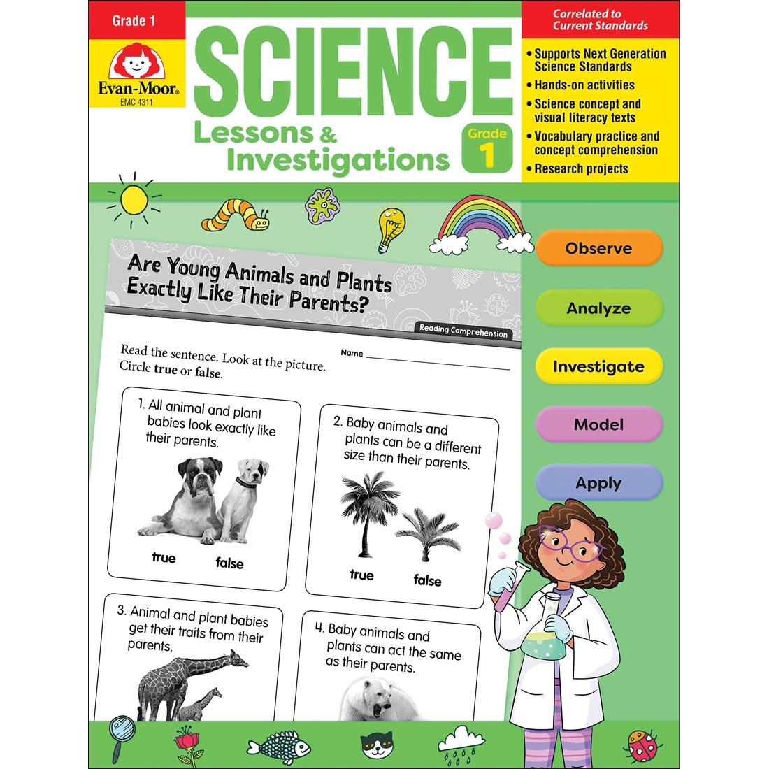 Evan-Moor Science Lessons & Investigations Grade 1