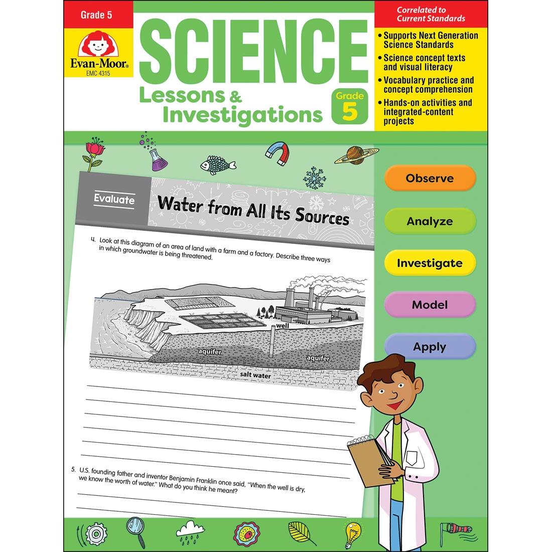 Evan-Moor Science Lessons & Investigations Grade 5
