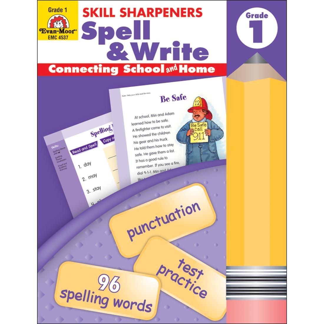 Skill Sharpeners Spell & Write by Evan-Moor Grade 1