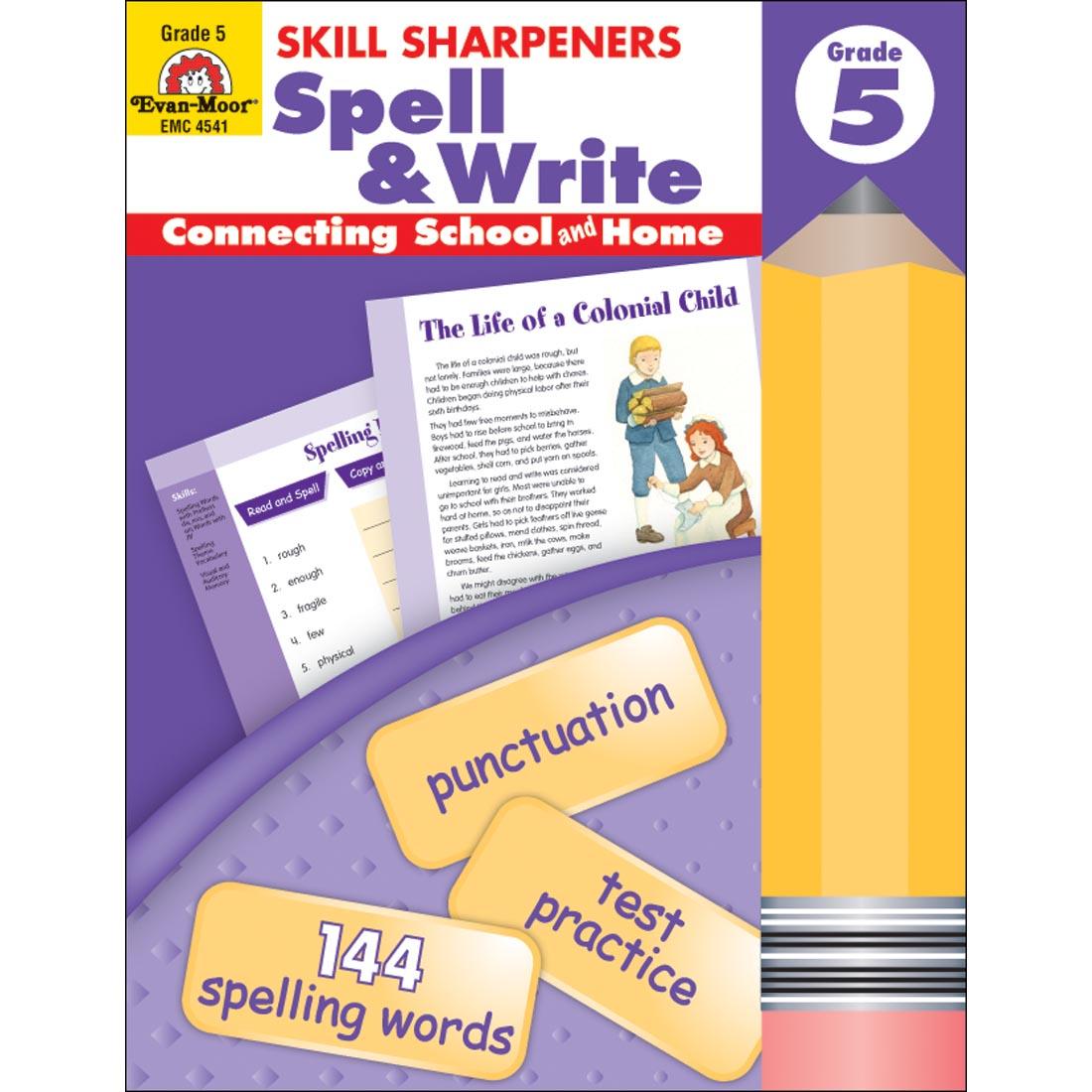 Skill Sharpeners Spell & Write by Evan-Moor Grade 5