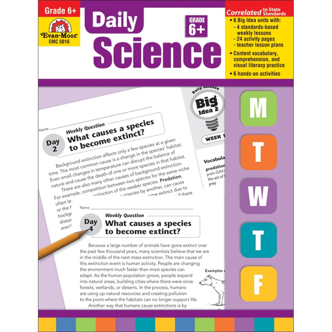 Daily Science Book by Evan-Moor Grade 6+