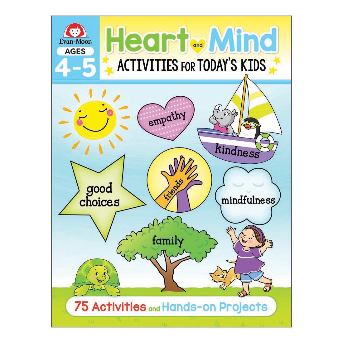 Evan-Moor Heart And Mind Activities For Today's Kids Ages 4-5