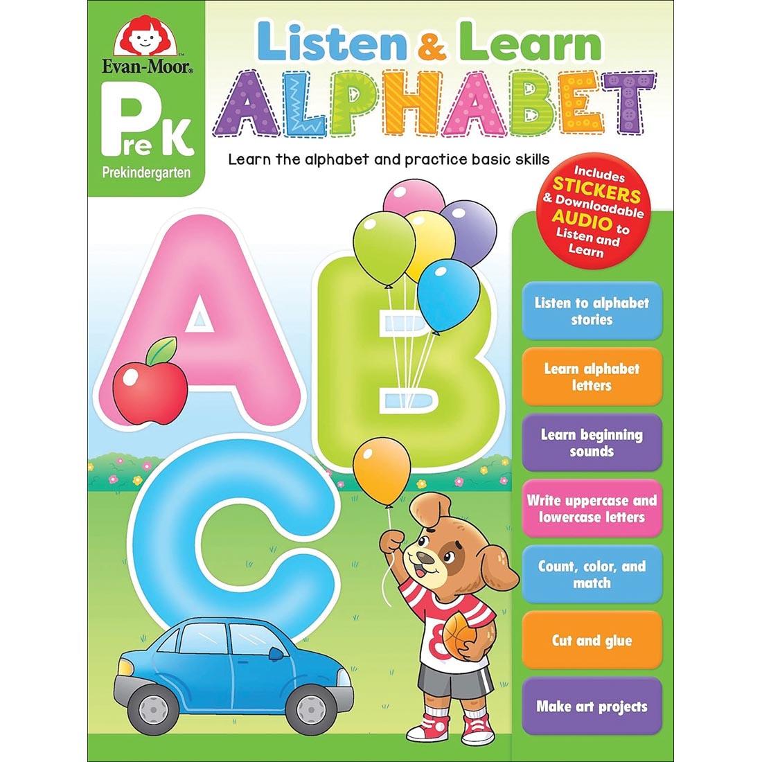 front cover of Listen and Learn Alphabet For PreK