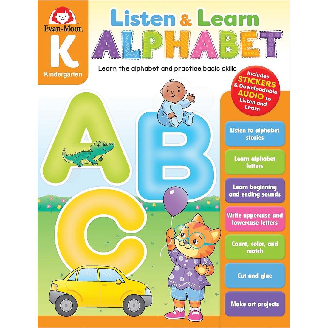 front cover of Listen and Learn Alphabet For Kindergarten