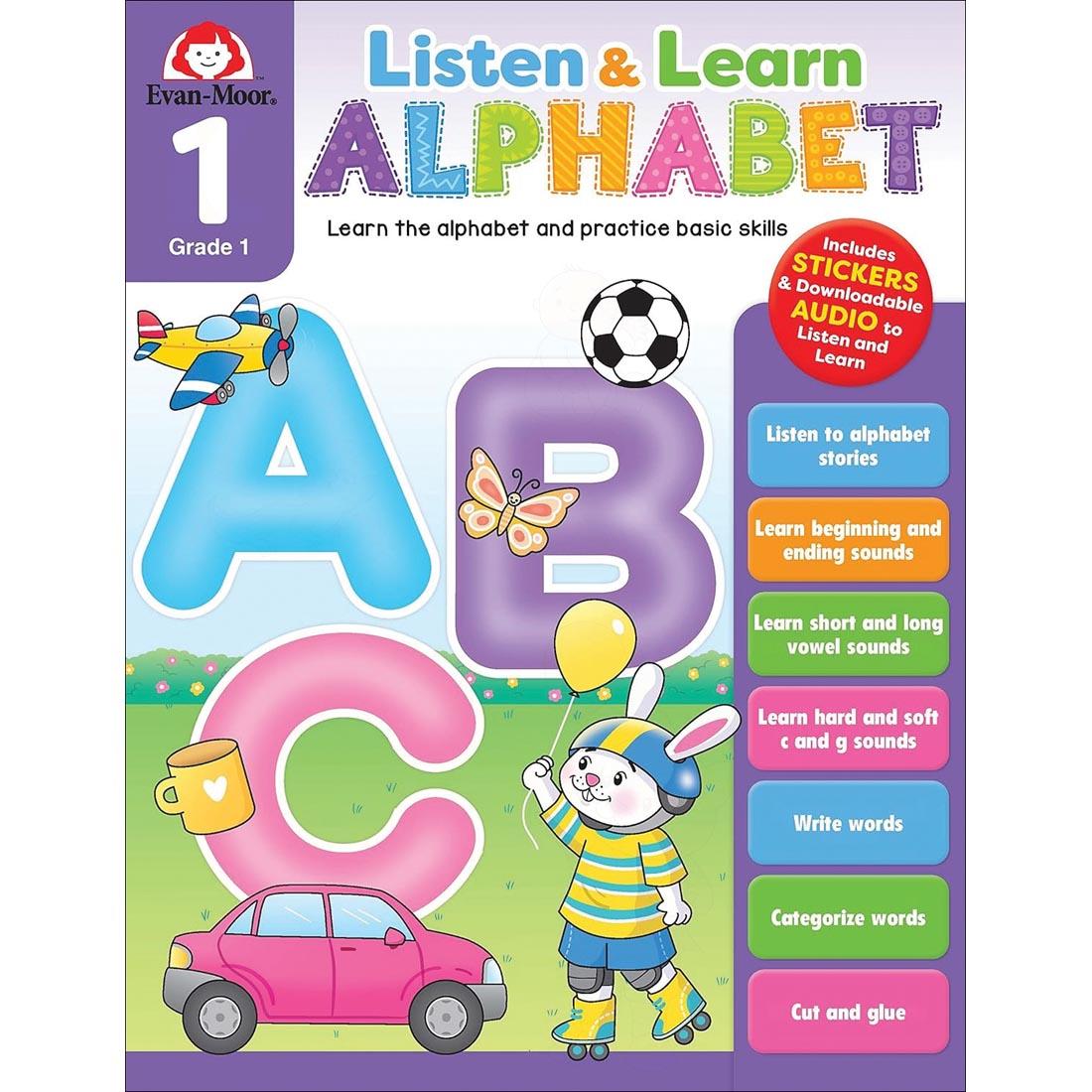 front cover of Listen and Learn Alphabet For Grade 1