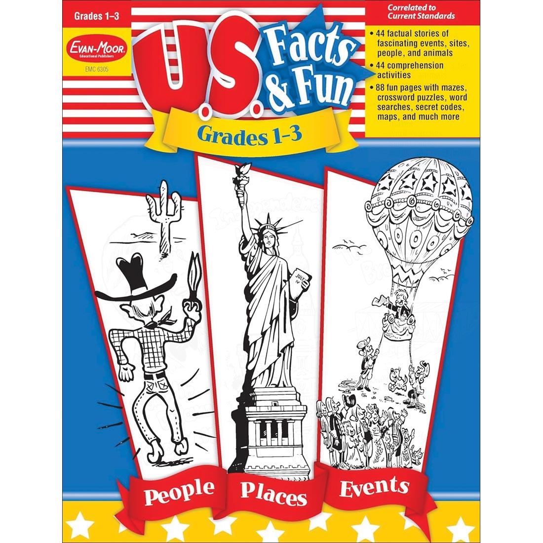 Front cover of U.S. Facts And Fun Grades 1-3