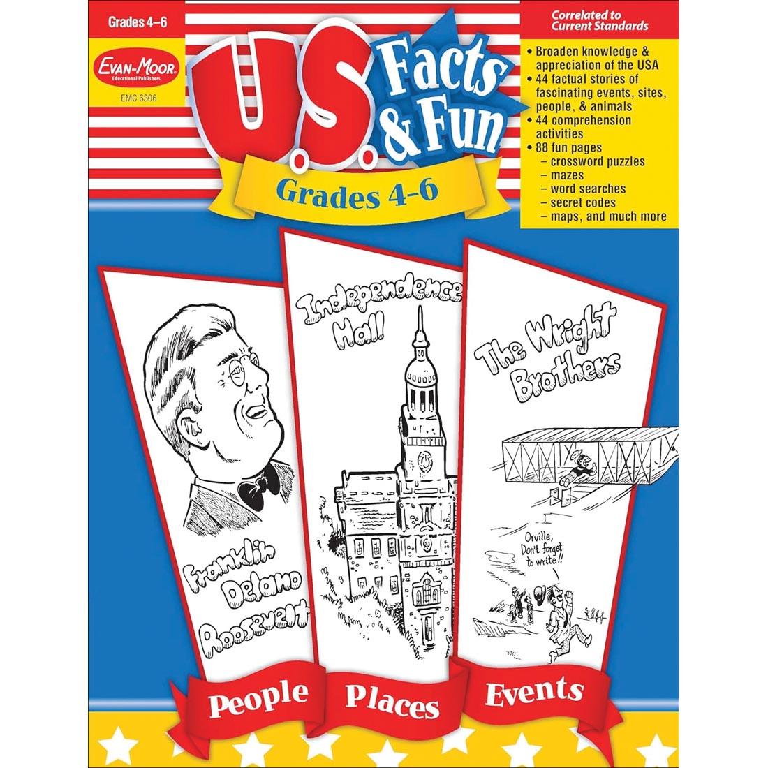 Front cover of U.S. Facts And Fun Grades 4-6