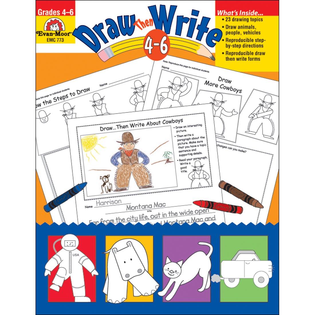 Draw Then Write by Evan-Moor Grades 4-6