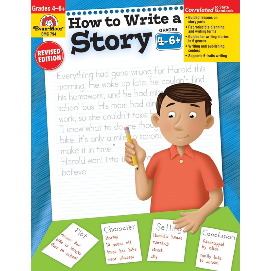 Evan-Moor How To Write A Story Grades 4-6+