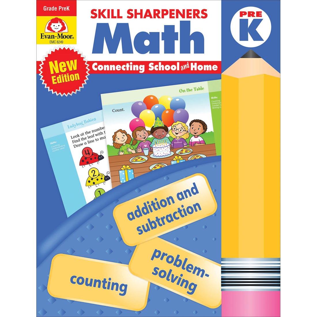 Evan-Moor Skill Sharpeners Math Grade PreK
