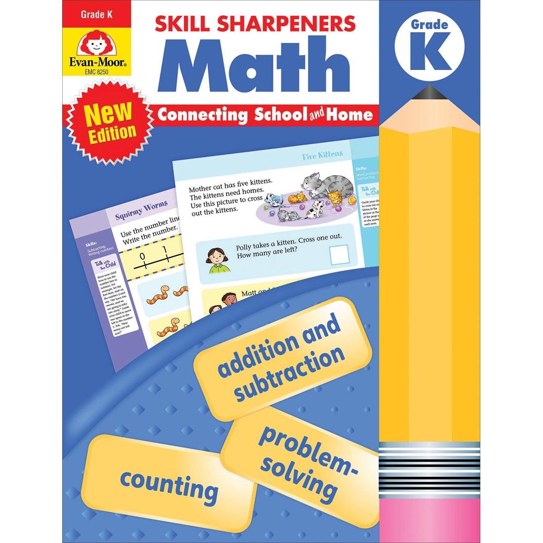 Evan-Moor Skill Sharpeners Math Grade K