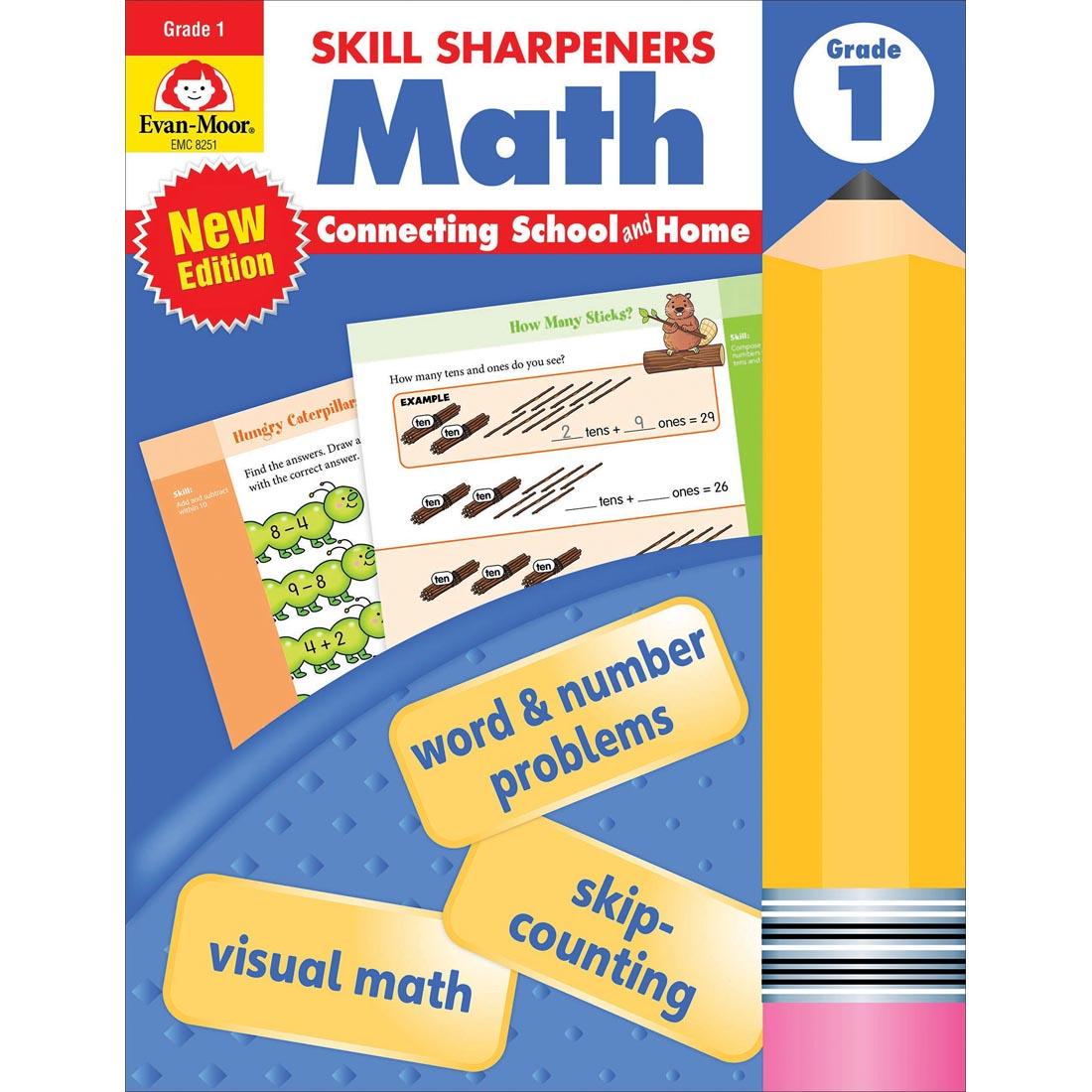 Evan-Moor Skill Sharpeners Math Grade 1