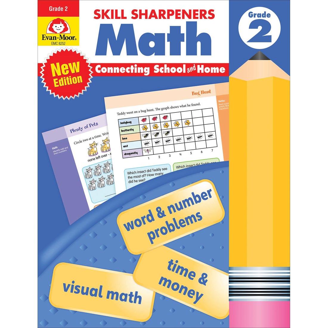 Evan-Moor Skill Sharpeners Math Grade 2