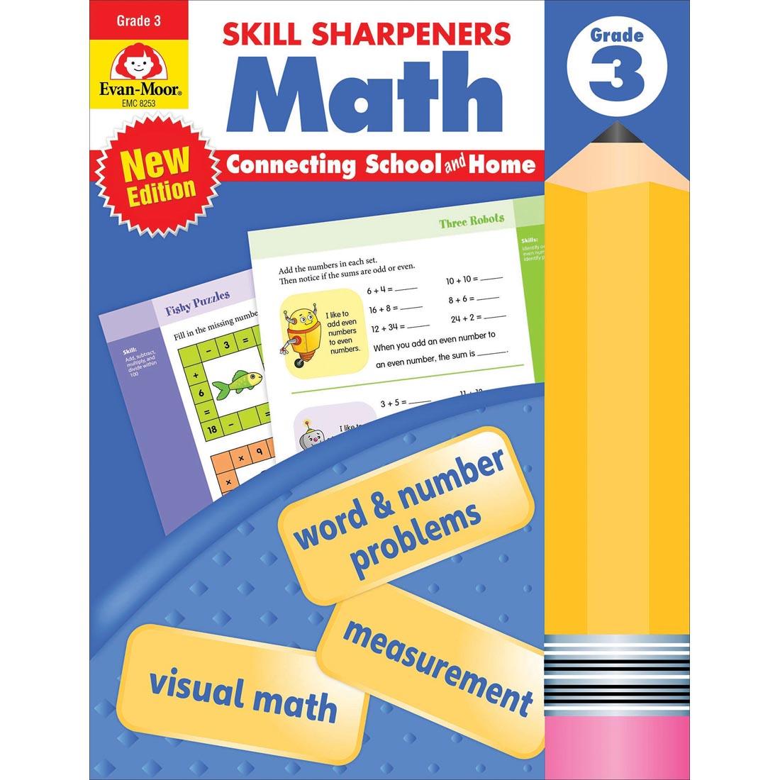 Evan-Moor Skill Sharpeners Math Grade 3