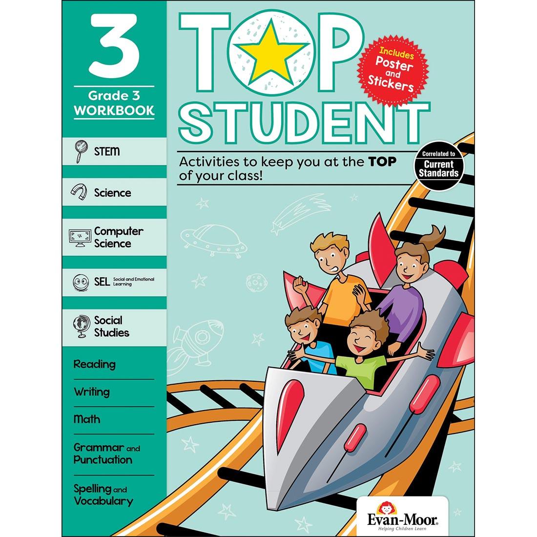 Top Student Grade 3 Workbook by Evan-Moor