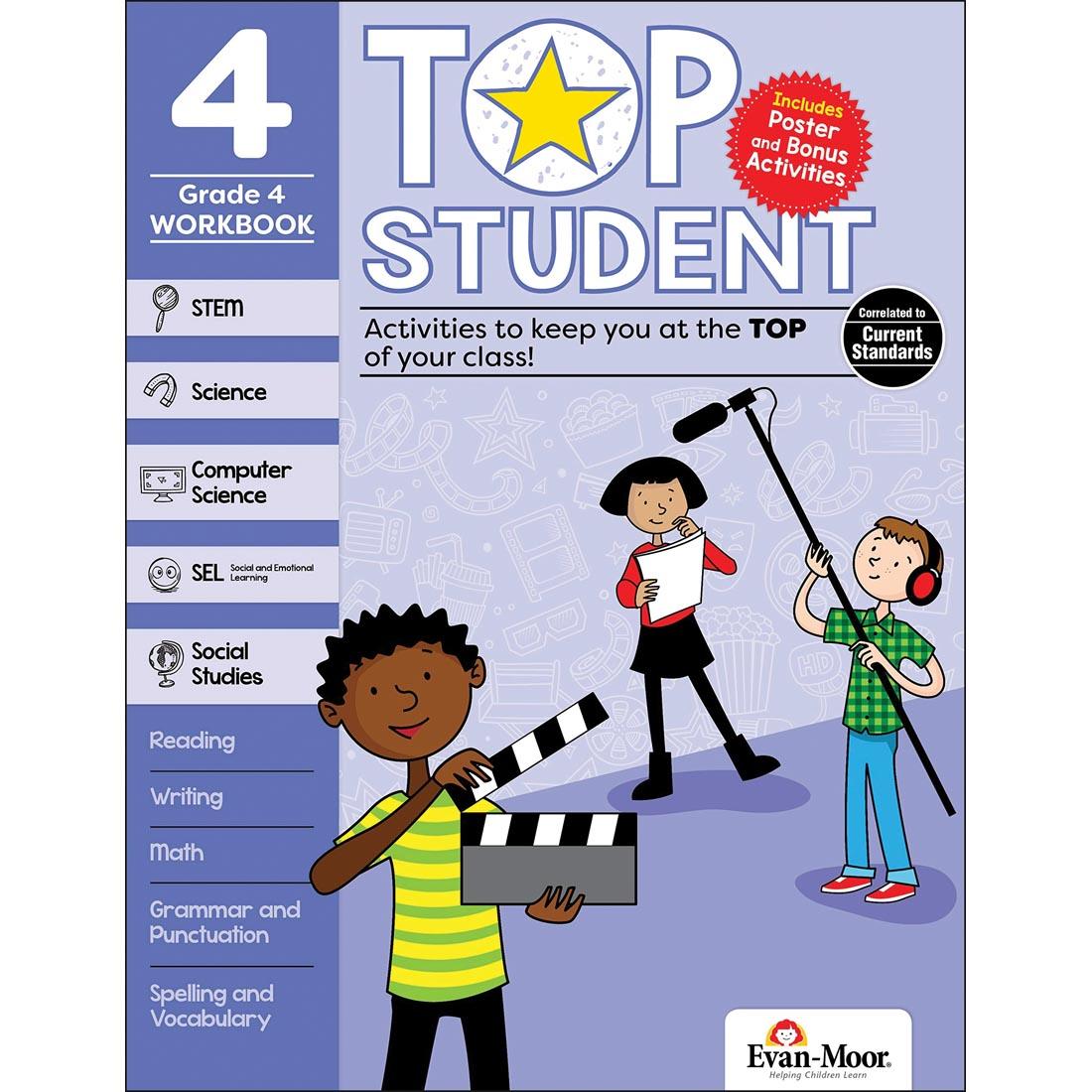 Top Student Grade 4 Workbook by Evan-Moor