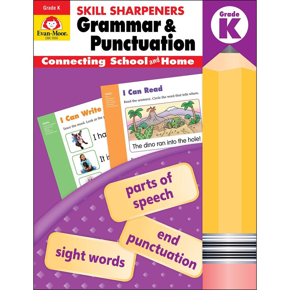 Evan-Moor Skill Sharpeners Grammar & Punctuation Grade K